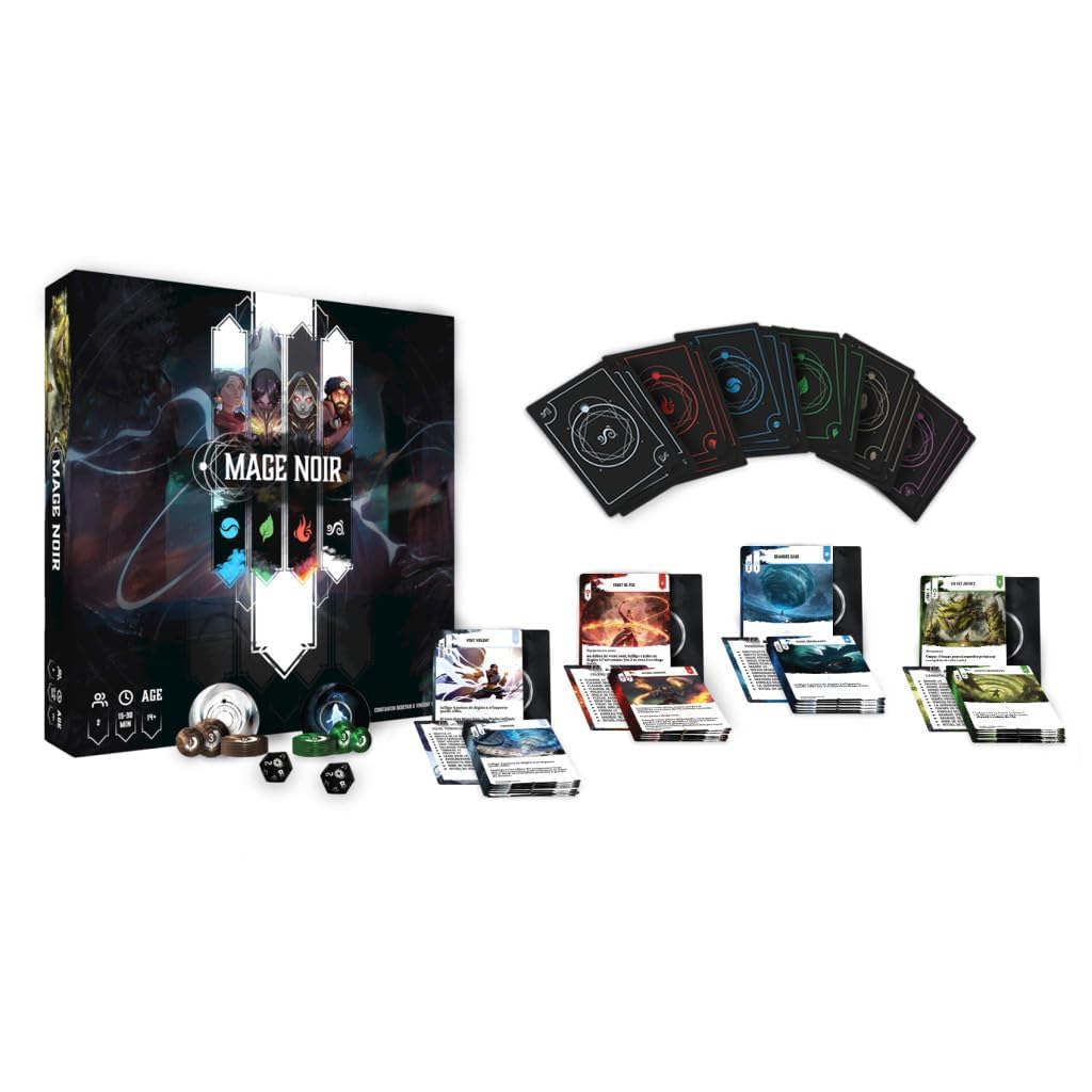 Mage Noir - Strategy Card Battle Game for 2 Players - Core Game - for Ages 14 and Up - English Version, Large - Image 3
