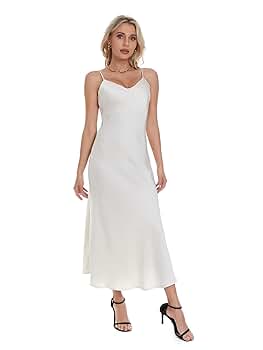 [RRACE] / ☆ Bias Slip Dress / White RRACE] / ☆ Bias Slip Dress / White