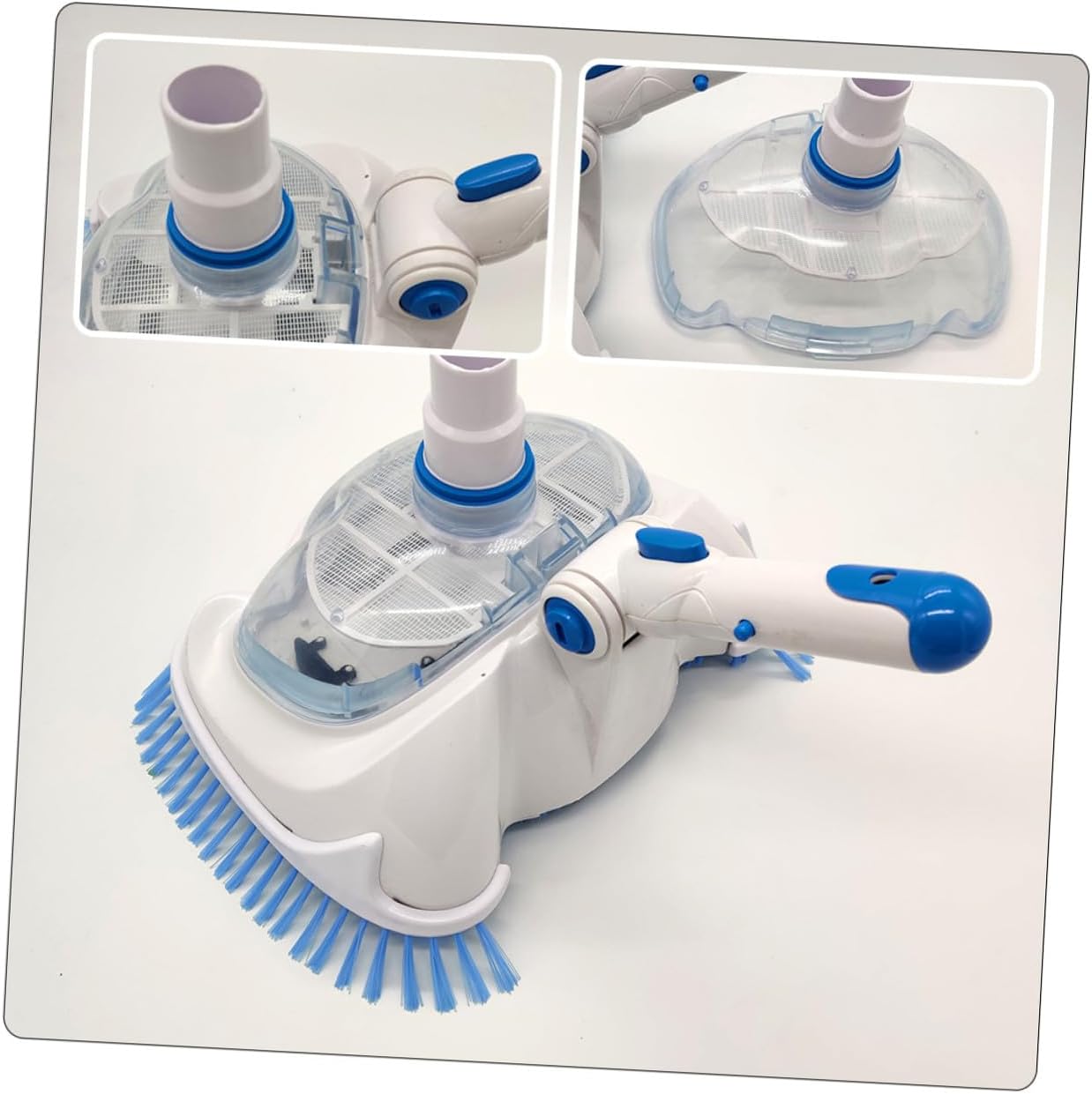Swimming Pool Vacuum Head with Lid Pool Cleaning Supply Suction Cleaner Tool