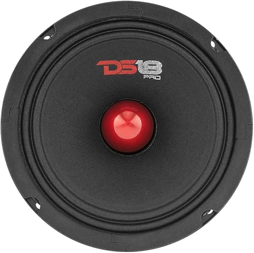 Miniatura 5 de DS18 Paquete de altavoces para automóvil, 4 altavoces PRO-GM6B de rango medio de 6.5 pulgadas y 4 súper tweeters de aluminio PRO-TWX1, paquete de