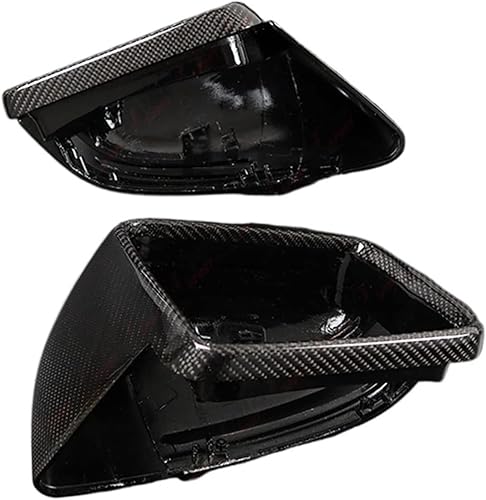 Miniatura 7 de Car Rearview Mirror Carbon Fiber Mirror Cover Car Rearview Side Mirror Caps Compatible for Benz ML Class W166 GL GLS X166 GLE W166  Coupe C292