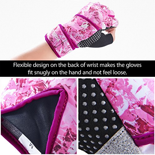 image for CHICMODA Women's Men's Weight Lifting Gym Gloves with 18