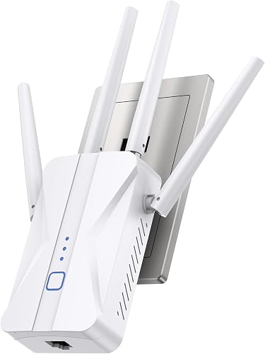 Mekupc WiFi Extender Dual Band AC1200, Signal Booster Up to 15999 Sq.ft