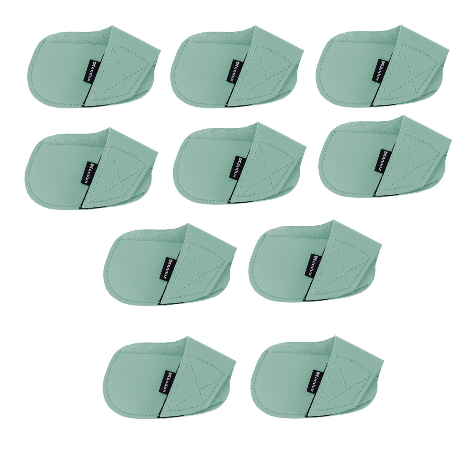 Andux 10Pack PU Golf Irons Club Head Covers Pouch Holder MT/PU03