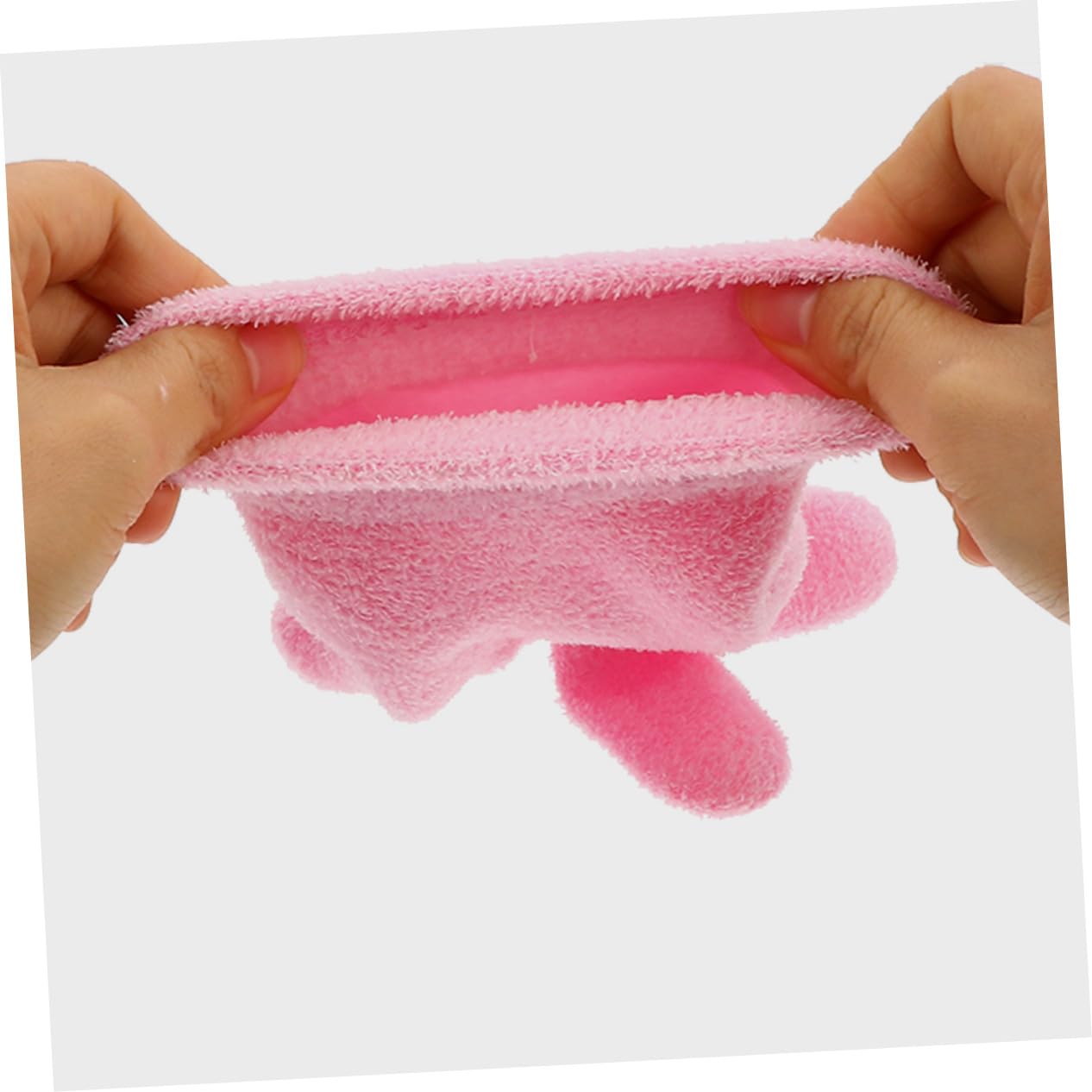 NOLITOY 2 pares Térmicos Hidratantes y Calcetines de Gel Rosa Resistentes y Duraderos Táctiles para Manos Secas y Pies Cuidado Nocturno para Invierno Set para Spa y Protección Diaria
