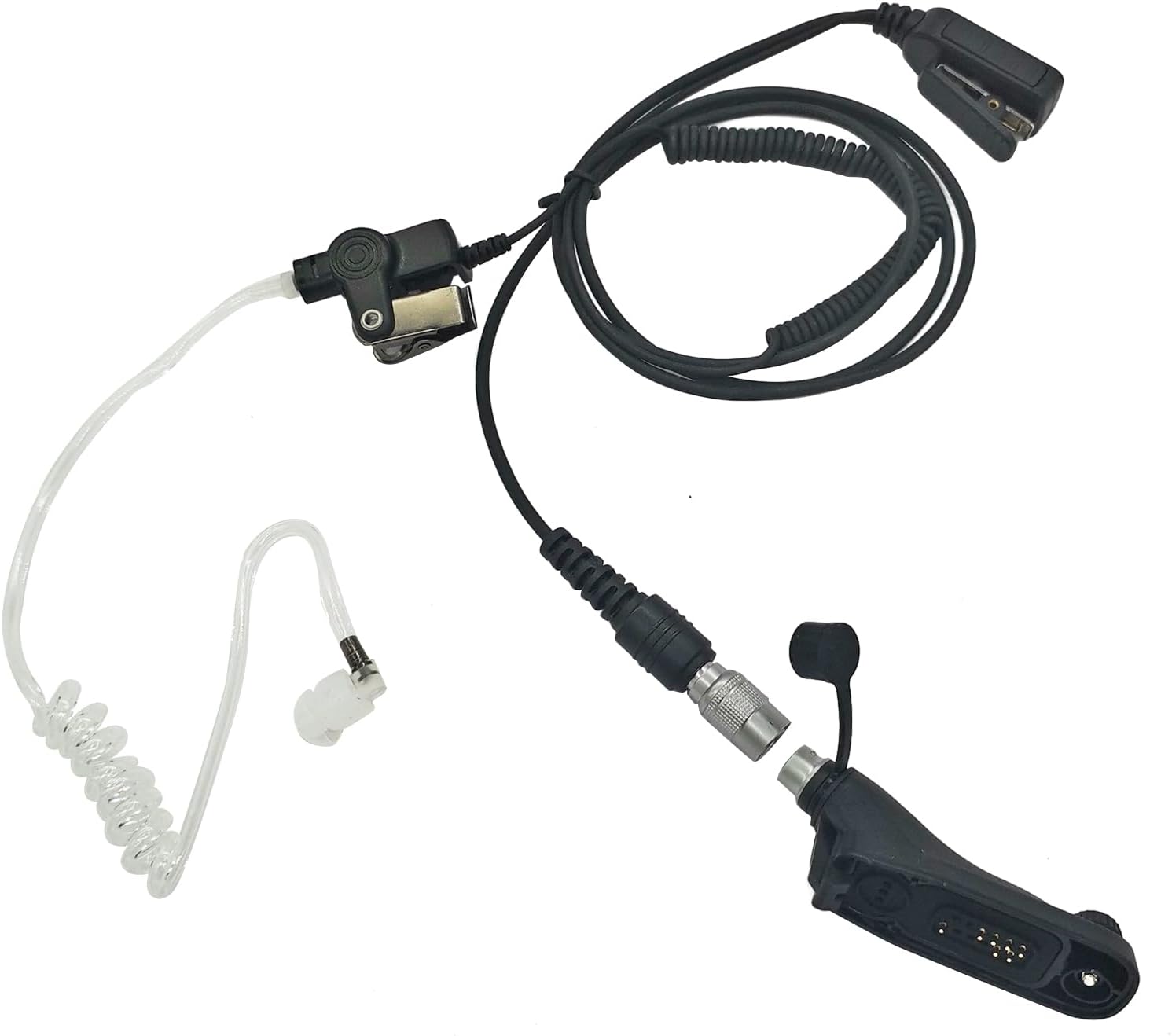 Radio Mic and Earpiece Quick Disconnect Walkie Talkie Headset Qd Accessories for Motorola APX 6000 8000 xpr 6550e 7550e 7580e Walkie Talkies