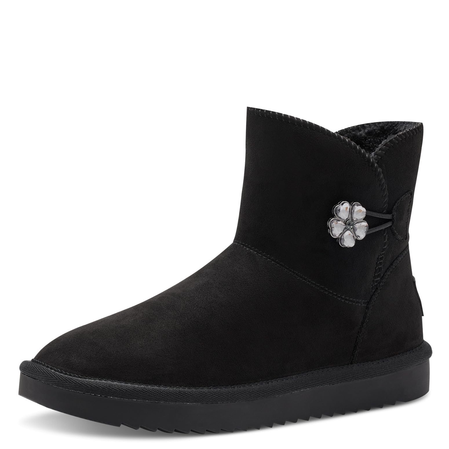 MARCO TOZZI Women's 2-26483-41 Boot Flat, Black, 3.5