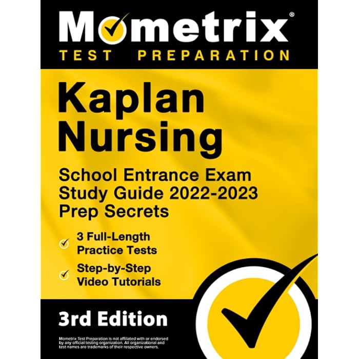 Buy Kaplan Nursing School Entrance Exam Study Guide 20222023 Prep