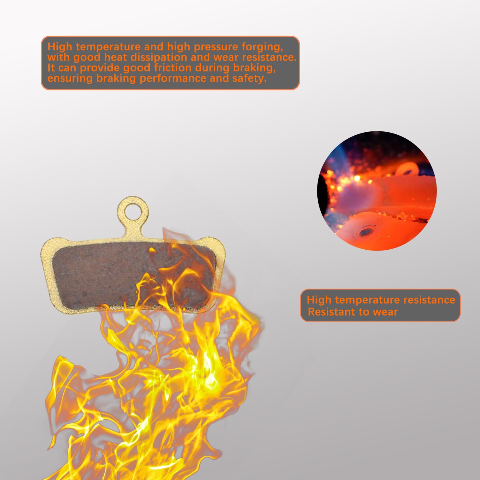 MEXITAL 4 Paires Plaquettes De Frein à Disque Pour Avid E7 Trail E9