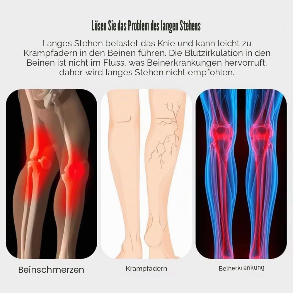 Tragbarer Unsichtbarer Stuhl Faltbarer Hocker Chairless 5 Gänge Verstellbar Verstellbarer Chair Exoskelett Schwebesitz Wearable Leg Ergonomics Lightweight Seat Für Angeln Konzert Subway (black)