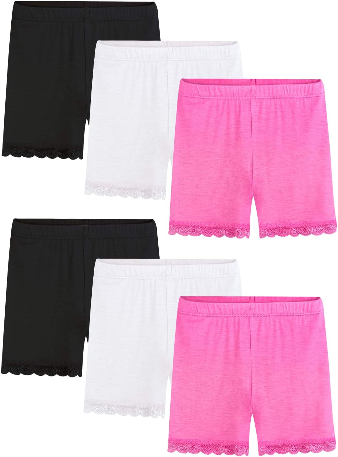 BOOPH Lace Bike Short Girls Dance Undershorts Underwear for Sports or Underdress