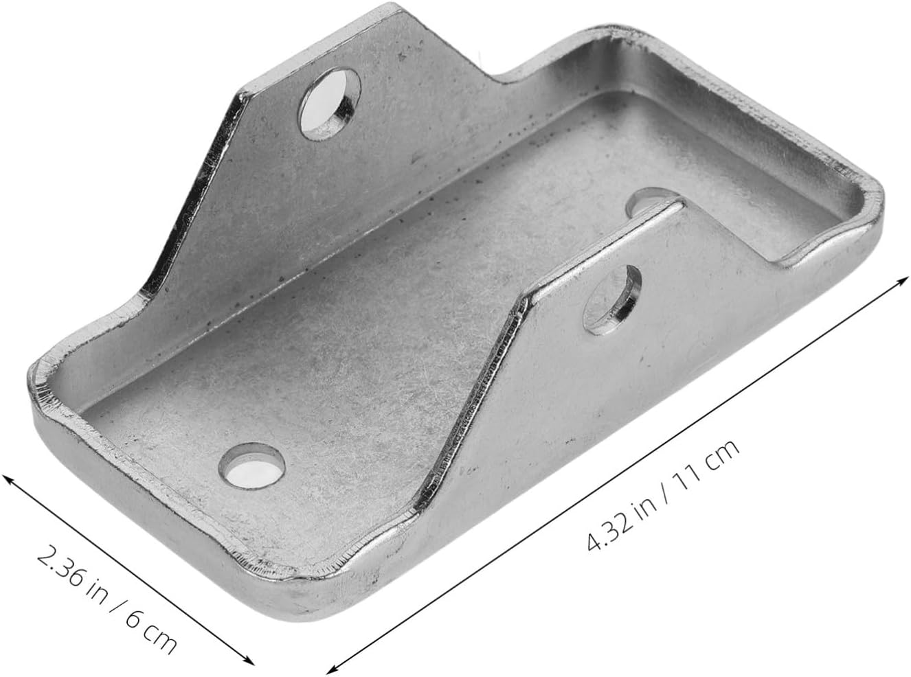 Trailer Stabilizer Jack Foot Bracket with Removable Foot Pad for Rv and Camper Trailer Tongue Jack Economic Base Plate Included