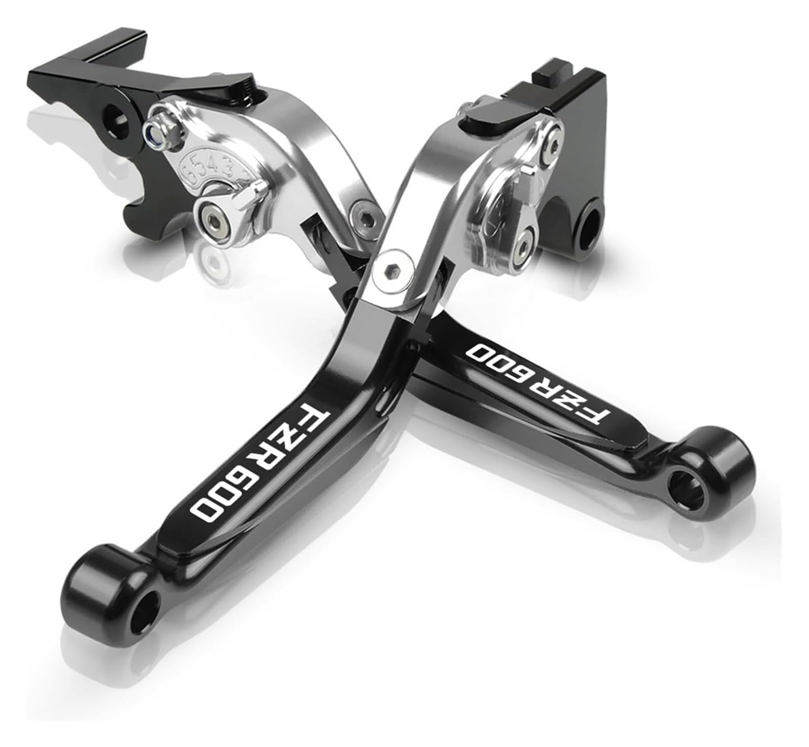 Oiajdsad 6 Motorcycle Clutch Levers For Fzr 00 Fzr600 1994 1995 199 1997 19981999 Motorcycle Adjustable Folding Extendable Brake Clutch Levers Modification Parts
