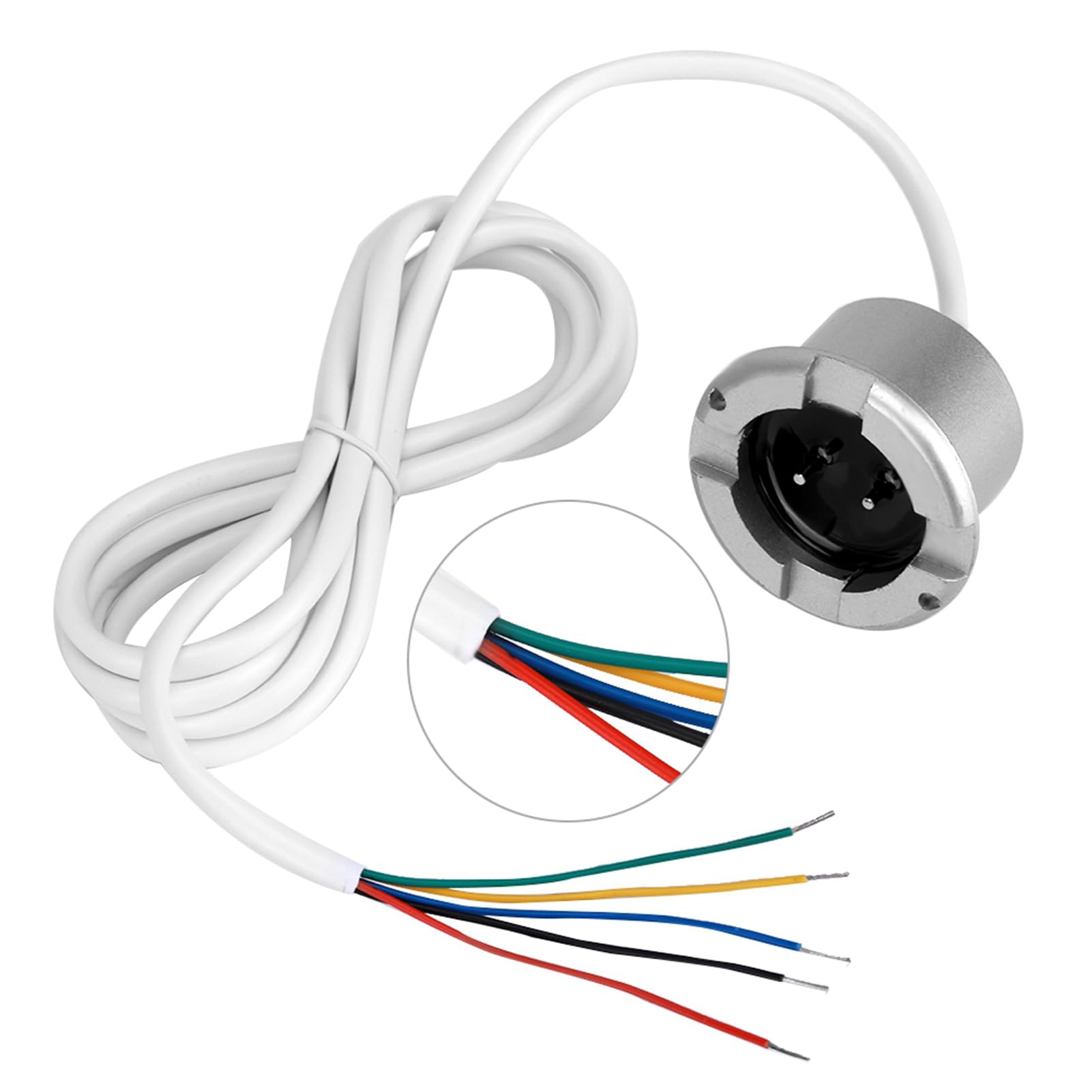 Detector de fugas de agua sensor de agua con cable 12 VDC detector de fugas de inundación 200 g alta sensibilidad -10 ℃-50 ℃ para lugares que necesitan detectar agua de pie