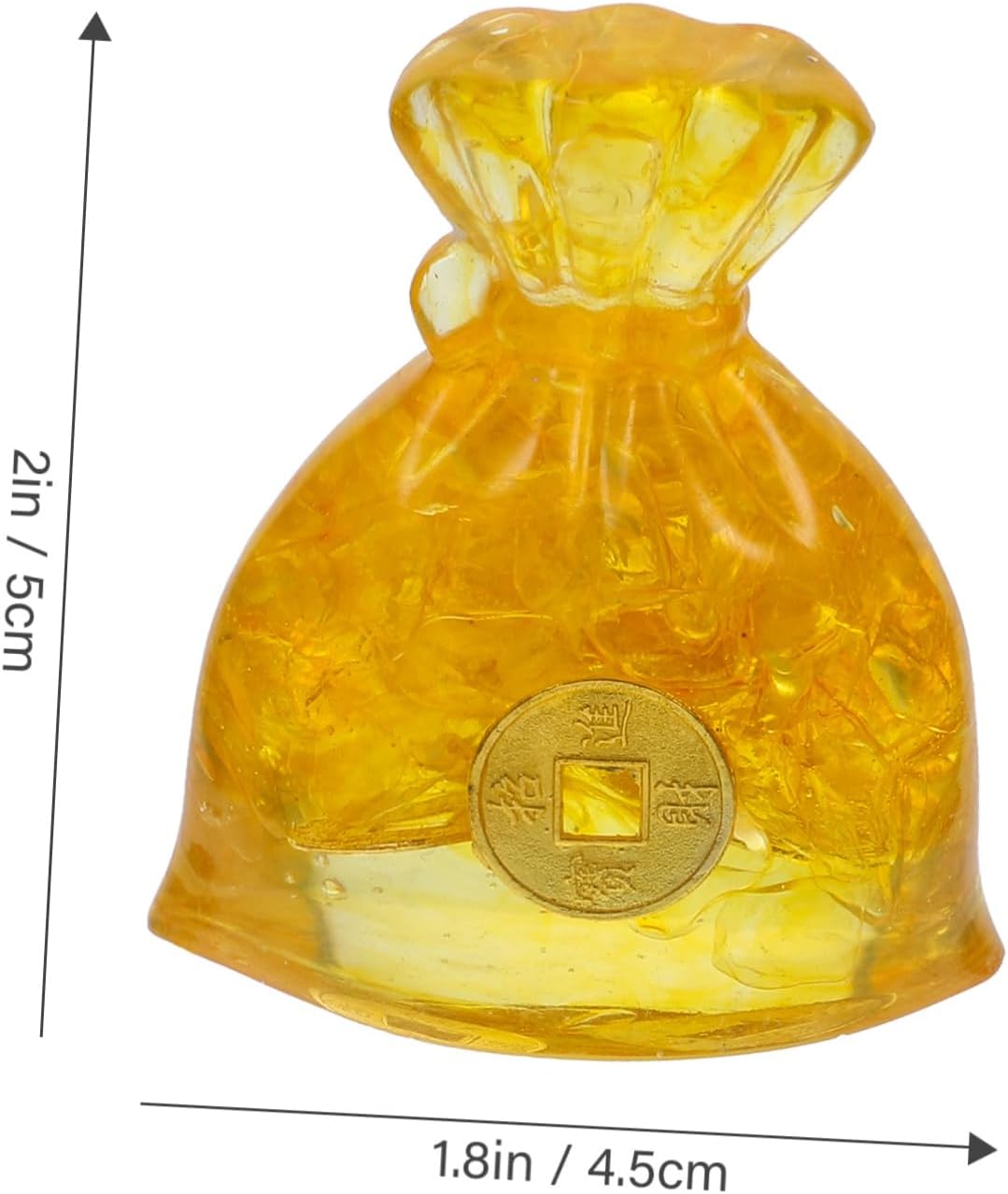 Ciieeo Resin Money Bag Decor Handmade Desktop Decoration for Tabletop image 2