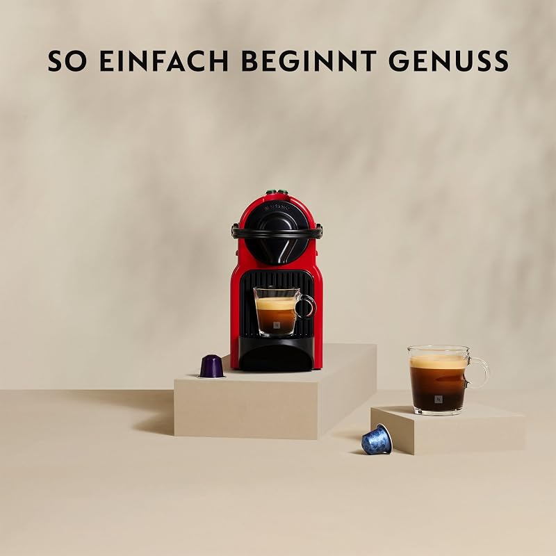 Nespresso Krups Inissia XN 1005 Rubinvörös Kapszulás Kávéfőző