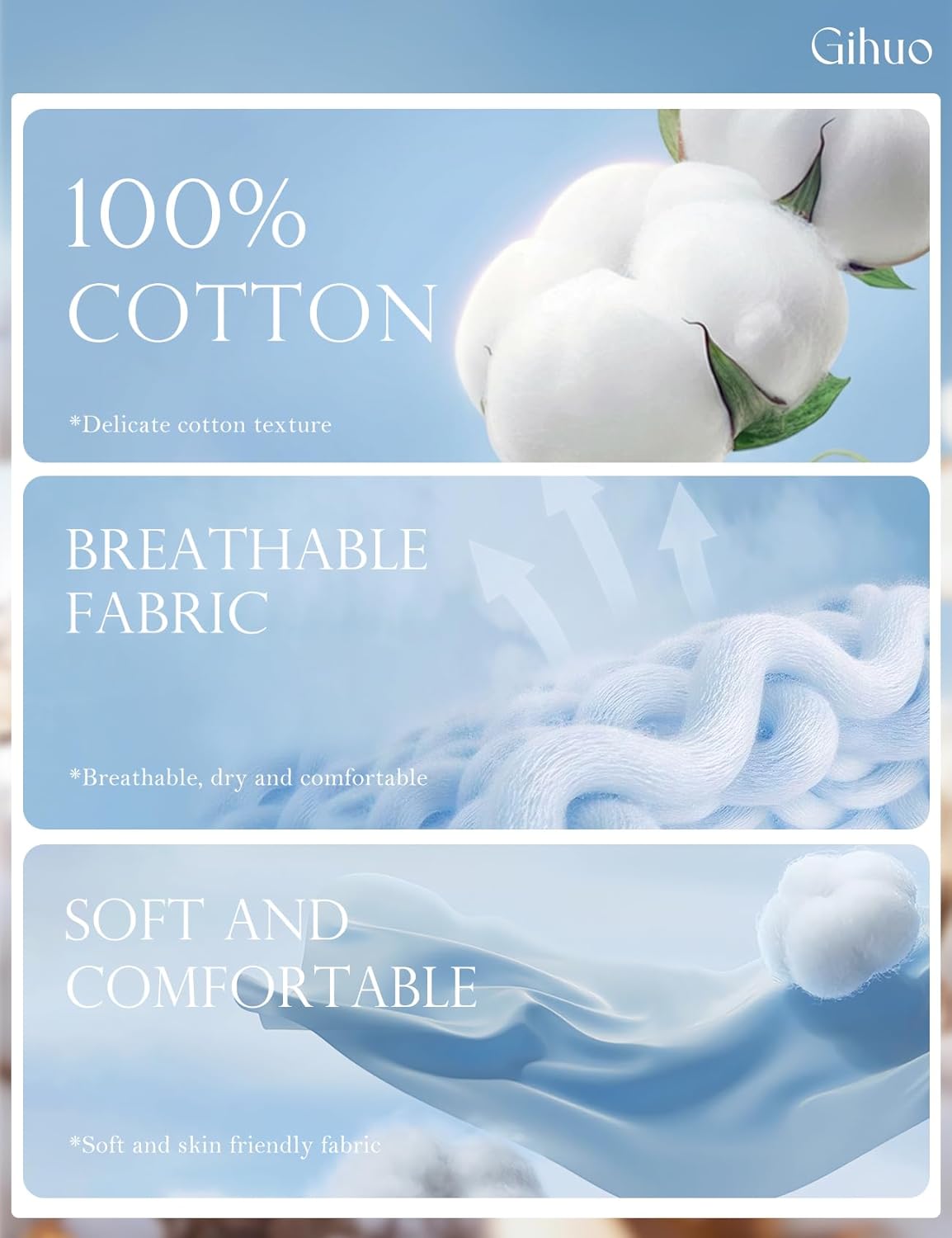 Gihuo Womens Gingham Pajama Sets Plaid Cotton Pjs Ruffle Babydoll Shirt and Pants 2 Piece Lounge Set - Image 6