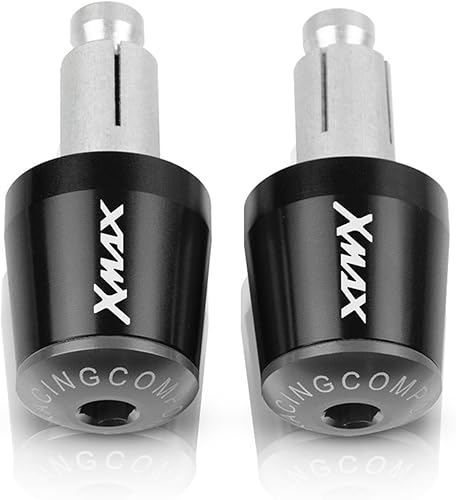 Miniatura 25 de Accesorios de motocicleta para Xmax 7/8 "0.866 in manillar empuñaduras manillar tapa de extremo para Yamaha Xmax 125 250 300 400 X MAX 2017 extremo