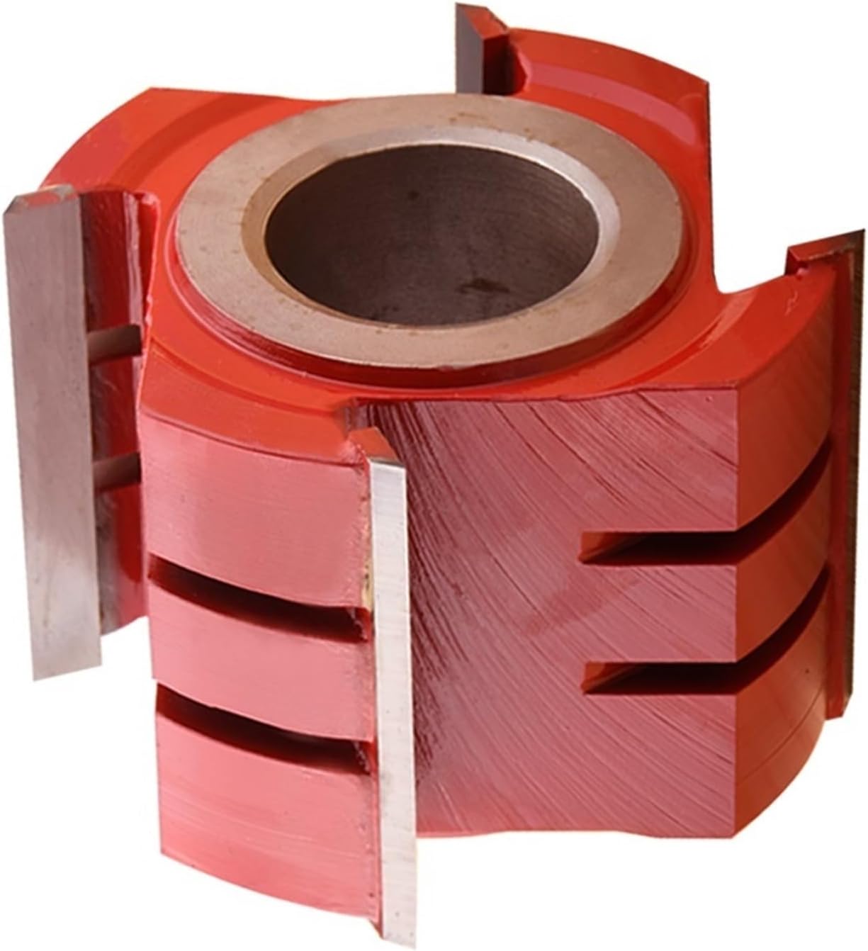 Shaper Cutter Door Making Style 30-150mm TCT Woodworking planing cuttering Head for Spindle moulder(D90,Inner Hole 25.4MM_H60)