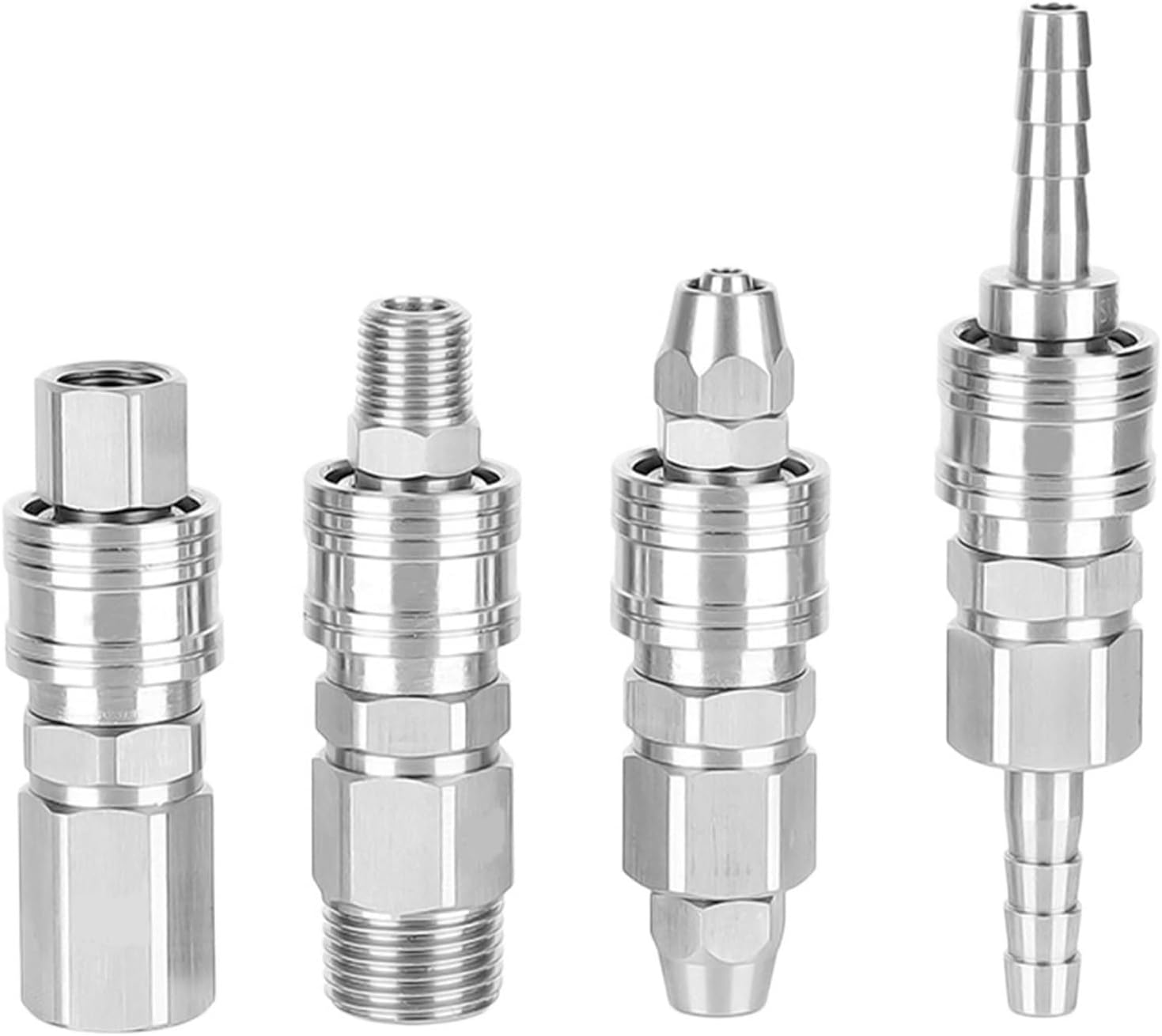 304 stainless steel C-type self-locking quick air pipe joint pneumatic air compressor accessories air pump PM PH PP PF SM SH30(PP30)