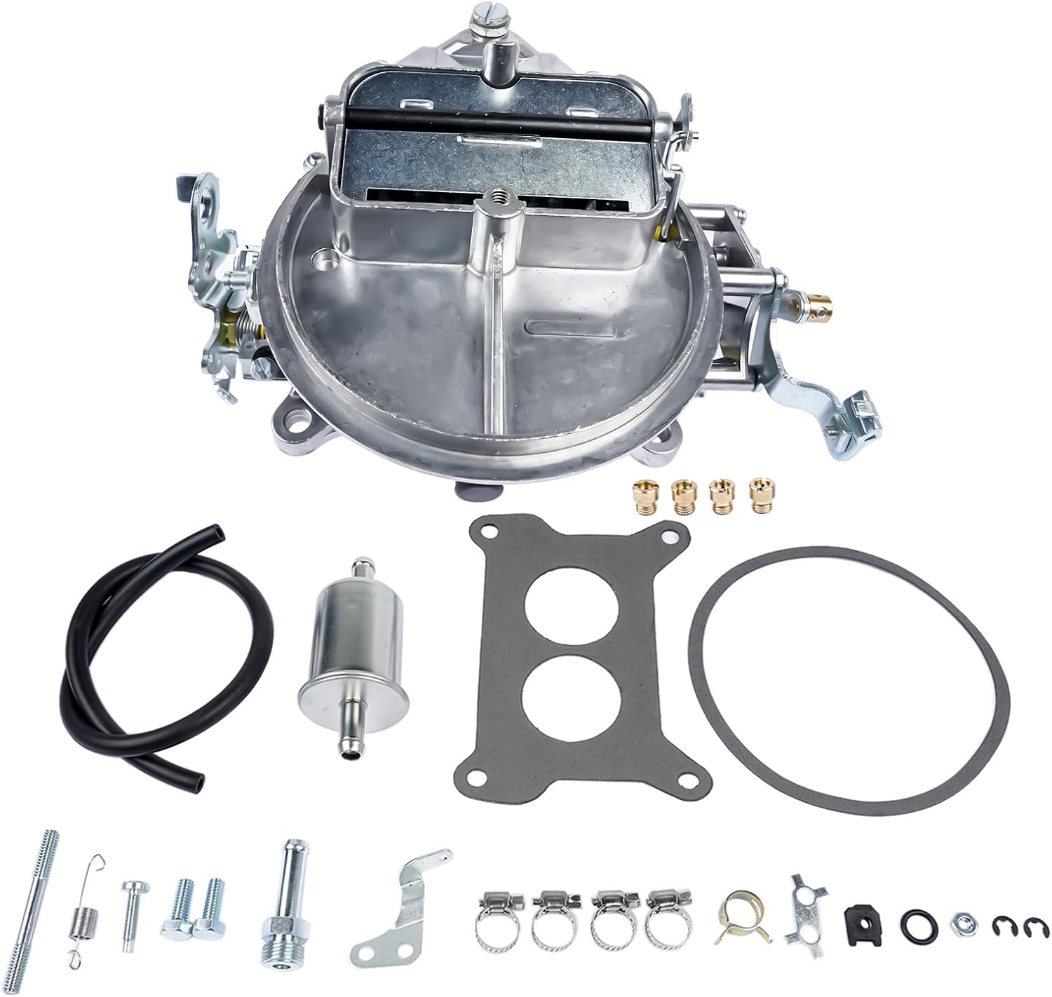 0-4412S Carburetor 500 CFM 2 Barrel 2300 Manual Choke Replacement for GMC CJ5 CJ7 J10 F100 F250