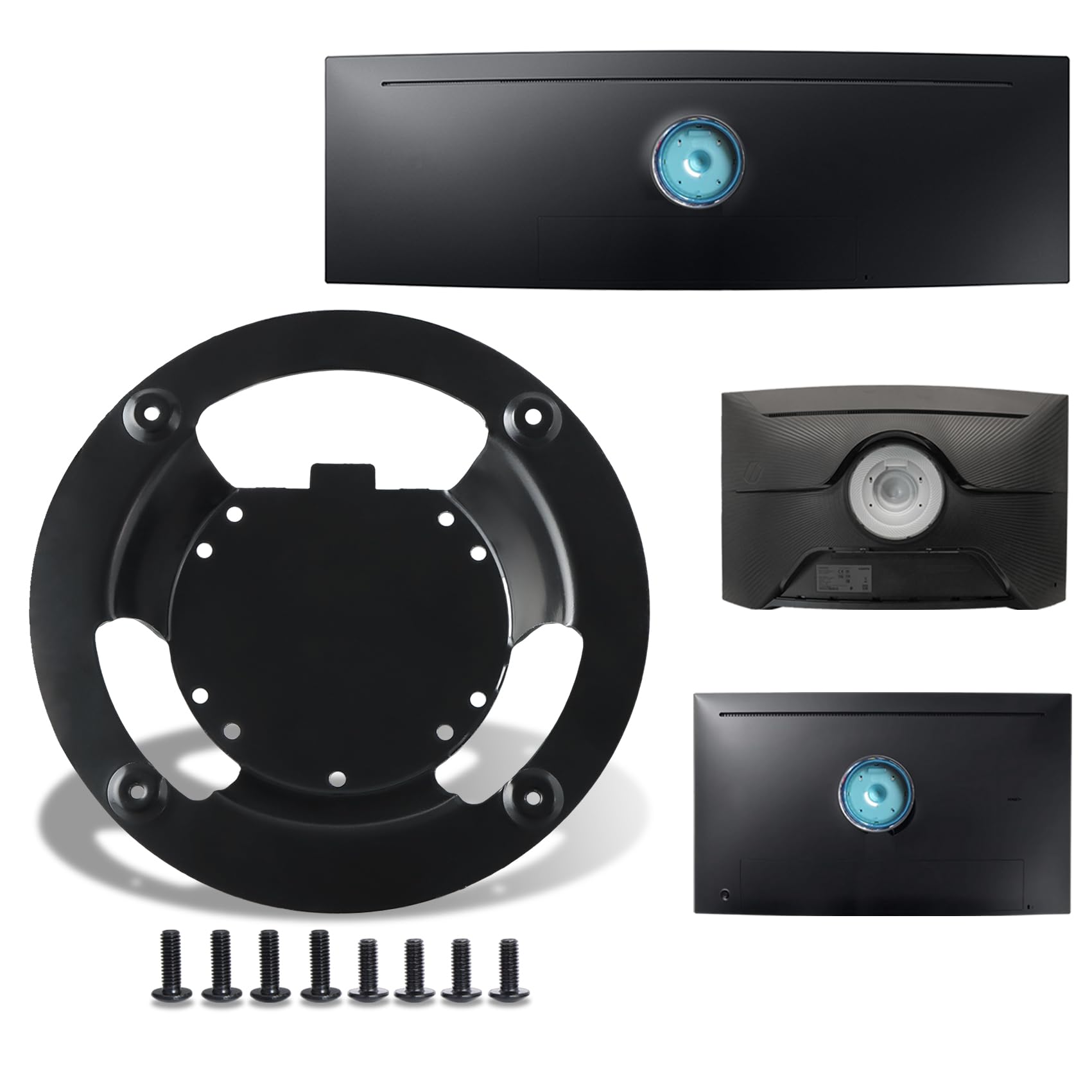 Support Odyssey G7 VESA Compatible avec Samsung Odyssey Odyssey G6 G7 Moniteur for G65B G70A G70B G75NB G75T G77T CJ890 CRG9 CHG90 S95UA (Tous Les Moniteurs de 43 Pouces ne Peuvent Pas être Utilisés)