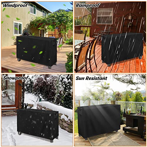 Waterproof Stock Tank Cover For 100 Gallon Stock Tank Oval,Outdoor Stock Tank Cover,420D Tear-Resistant, Uv Resistant, All Weather Protection (Xl Table Cover) #TOP6