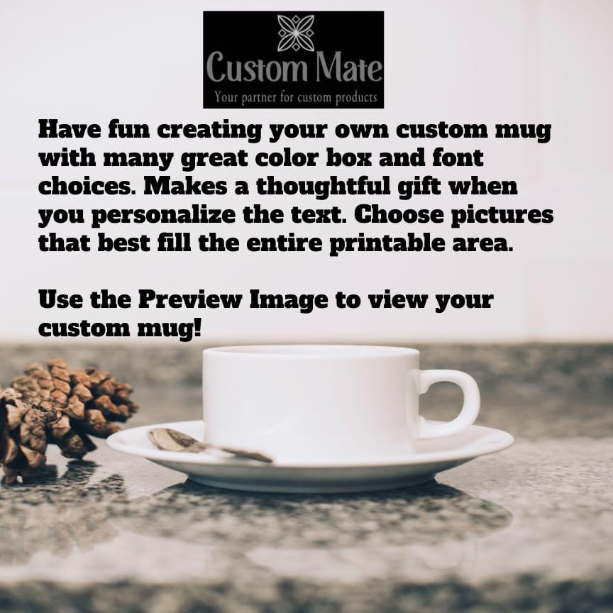 Custom Mug - Personalized Coffee Mug - Custom Cup with Pictures, Names, Text, Photos, Logos - 11, 15, and 20 oz with Color Options (Special Wish - MOM) - Image 5