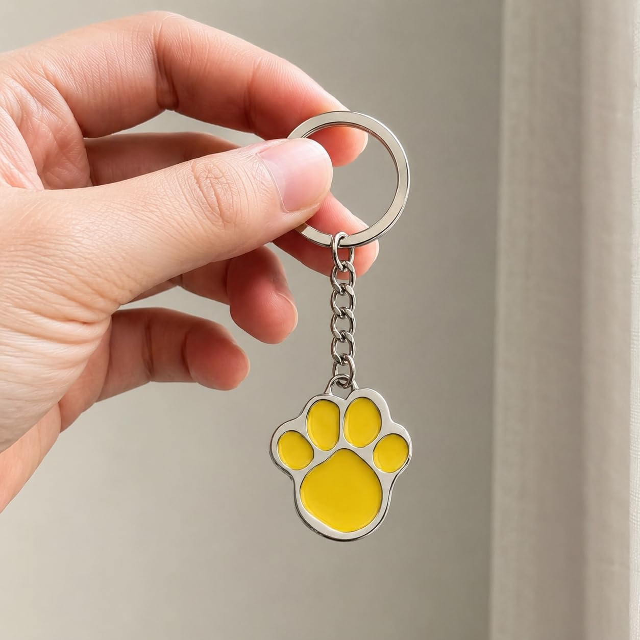 Paw Print Keychain – Dog Cat Claw Footprint Keychains Bag Charms for Women with Paw prints Design, Animal Key Chains Gifts for Pet Lovers, Boys and Girls image 5