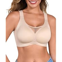 GLNEGE Womens Seamless Jelly Bra Comfortable Push Up No Underwire Supportive Bras Full Coverage Soft Everyday Bra