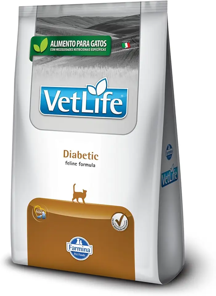 Vet Life Diabetic para Gatos Adultos de Todas as Raças 2Kg