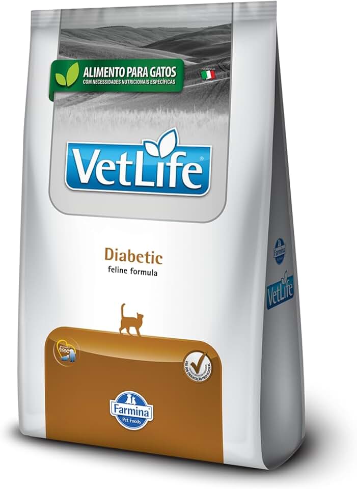 Vet Life Diabetic para Gatos Adultos de Todas as Raças 2Kg