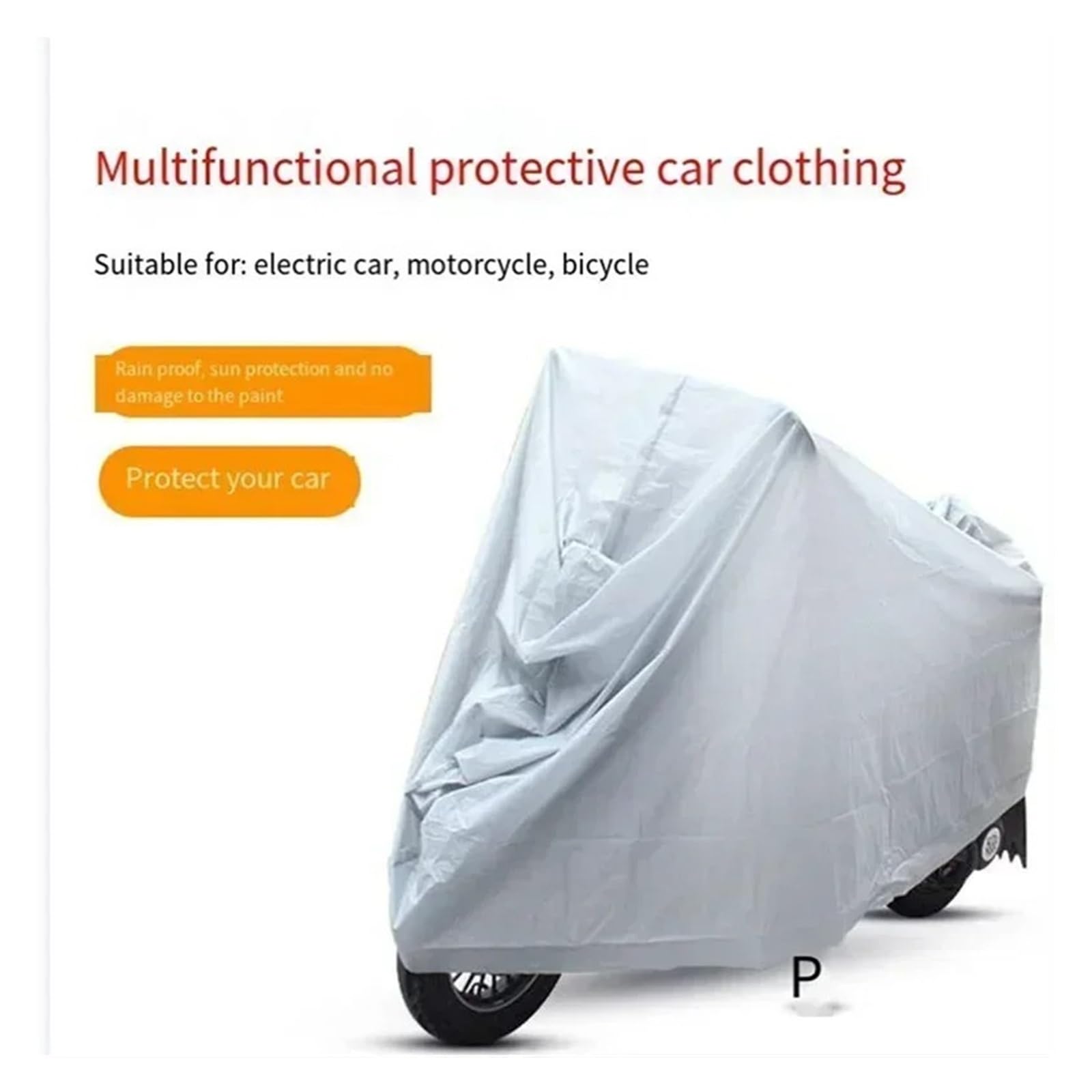 Funda para Moto Scooter para Cubierta Protectora Motocicleta Impermeable para Exteriore Protección Solar Prueba Polvo UV Ropa Bicicleta Y Scooter(S 100X200CM)