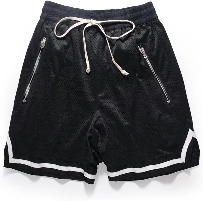 Shorts Men Mesh Pockets SweatShorts Running Shorts Techwear Basketball Shorts