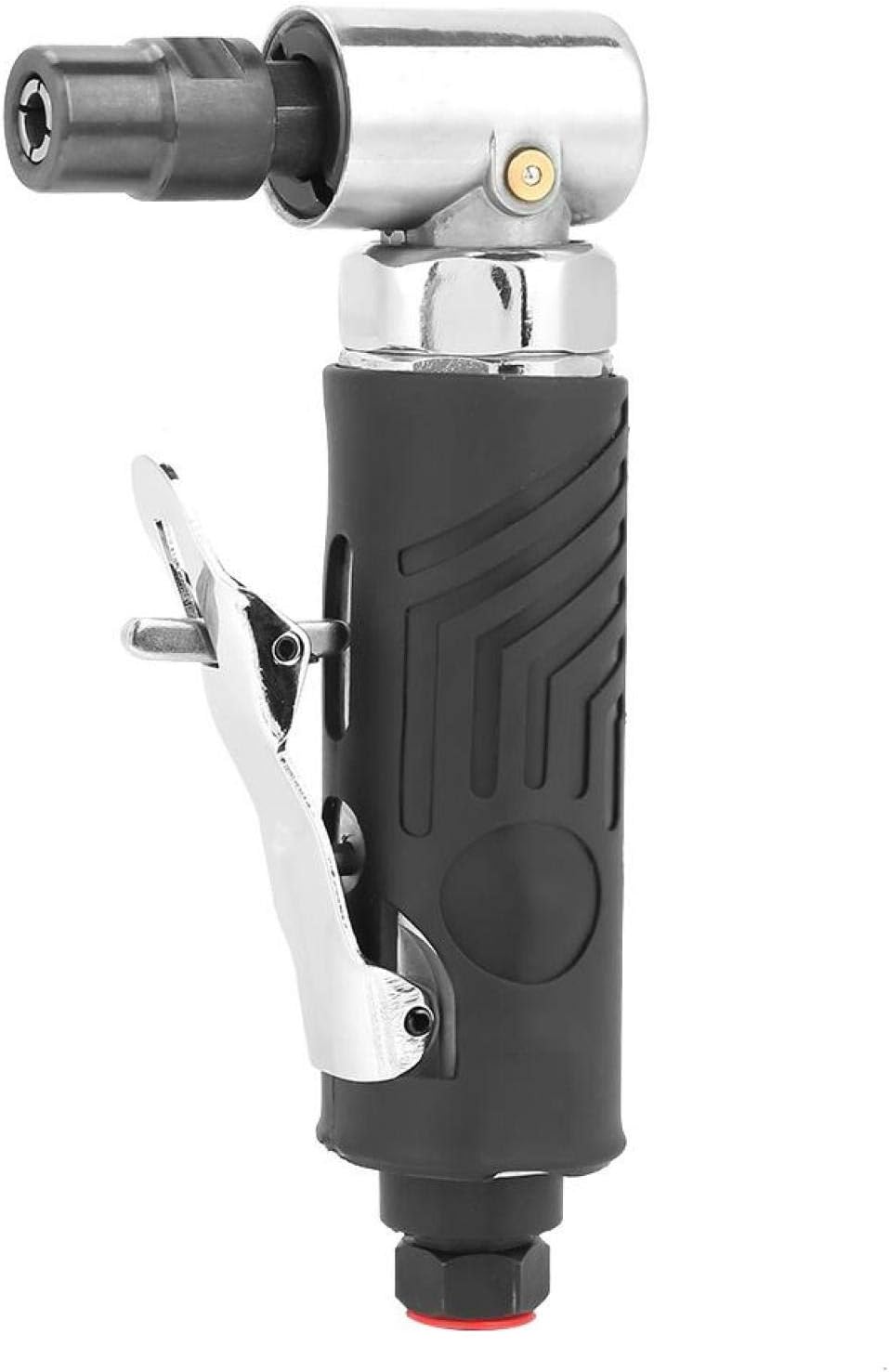 1Pcs AG-315 2000rpm High Speed 90 Degree Pneumatic Grinder with Wrench 1/4BSP Air Inlet Connector 3.15mm Chuck for Grinding and Trimming