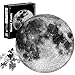 TaimeiMao Puzzle Redondo 1000 Piezas,Rompecabezas Redondo,Puzzle Creativo,Puzzle Arcoiris,Puzzle Adultos (Luna)