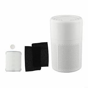 Indoor HEPA Air Purifier with Revitaliser Function Removes Dust Smoke for Home Office Bedroom Air Cleaner Portable Air