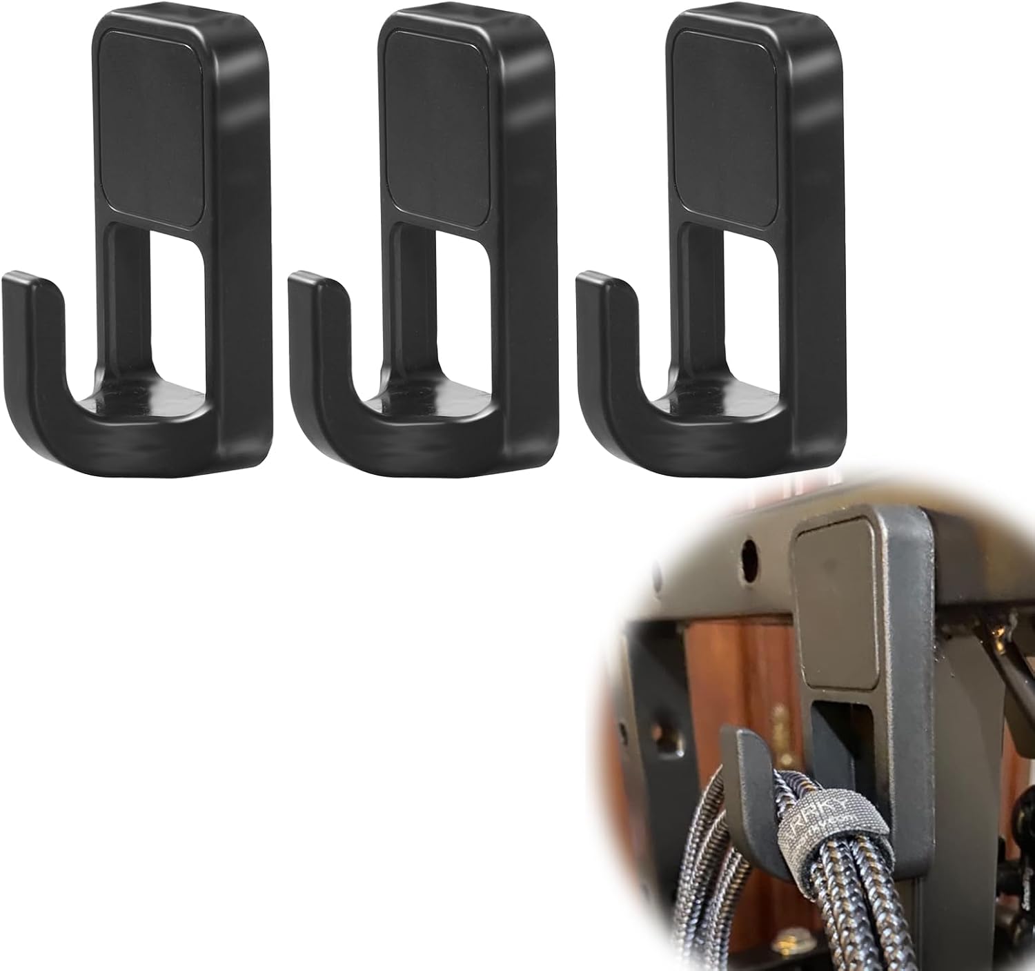 3 Pack Magnetic Grill Hooks for Traeger BAC536, Smoke Magnetic Tool Hooks Replacement Parts for Traeger Pellet Grills Blackstone Pit Boss