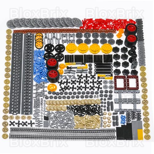 Image of BloxBrix 844 Pcs Engine Kit MOC Parts Fit with Mainbrands Technical-Parts