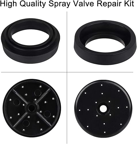 Miniatura 6 de TBER Kit de reparación de válvula de pulverización de preenjuague gris para todos los rociadores de fregadero de cocina comercial, pulverizador,