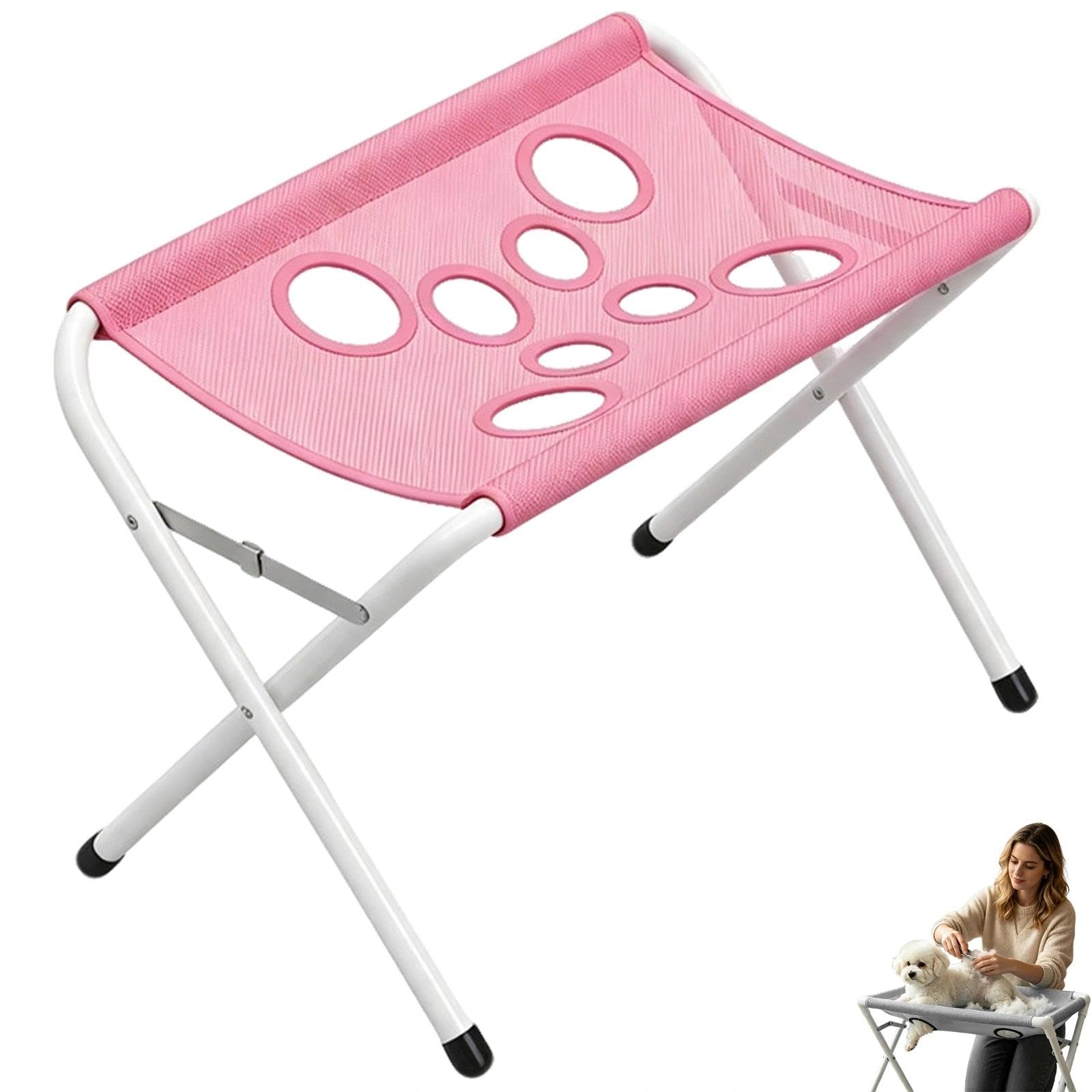 8-hole Pet Grooming Hammock With Stand,pet Grooming Hammock Stand(C) | pet Bathing Hammock,pet Grooming Stand With Removable Mesh Hammock For Cats & Small Dogs,for Bathing And Daily Care
