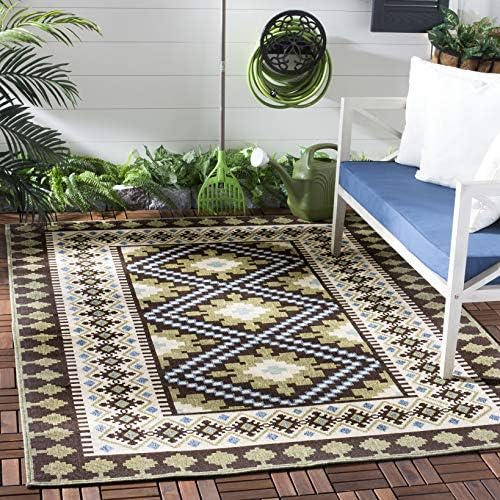 Amazon.com: Liora Manne Marina Indoor Outdoor Rug - Tribal Design ...