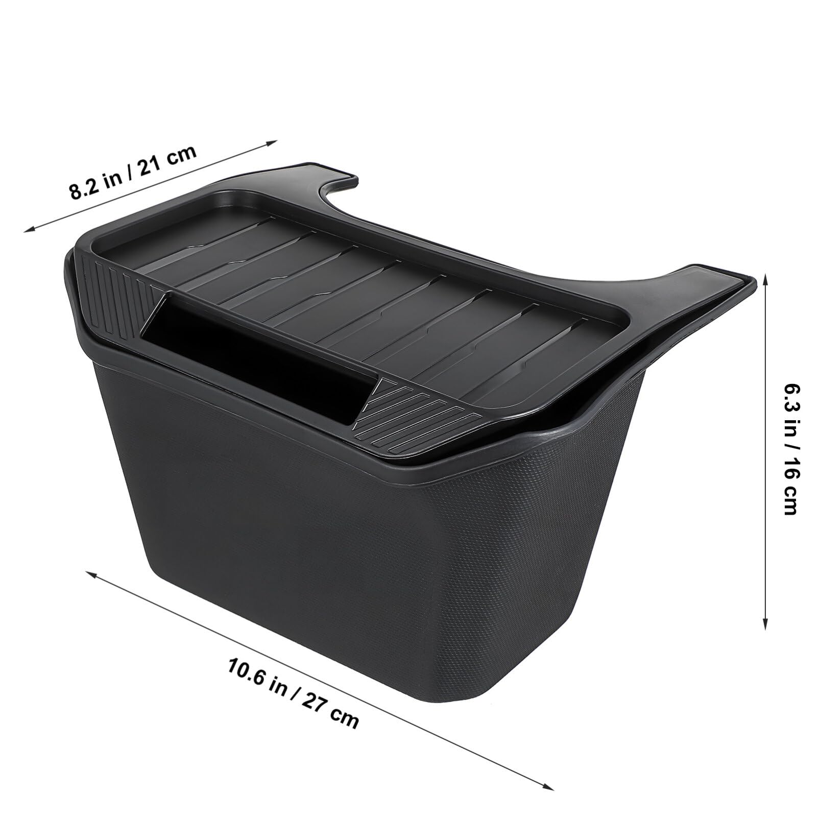 Caja de Almacenamiento para Coche para Consola Trasera, Negro