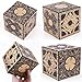 ZZMMXK Scatola Puzzle Hellraiser, Scatola Puzzle di Blocco Configurazione Lamento di Lemarchand, Scatola Puzzle 3D in Legno Rimovibile, Merce di Film Horror Giocattoli Educativi per Cosplay (1 PCS)