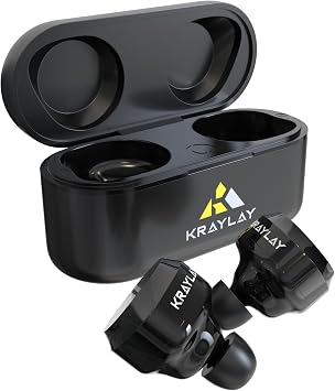 Wireless Earbuds | Bluetooth 5.3 Earbuds with 40H Playtime | IPX7 Waterproof | Memory Foam Ear Tips | Ear Phones with Cable | Wont Fall Out |Black| Gaming Ear Tips.