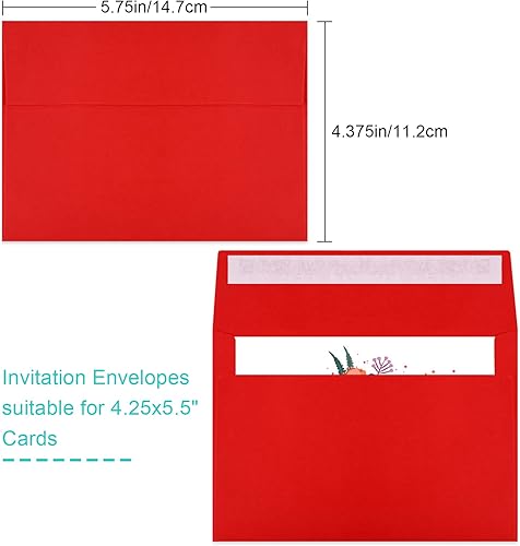 Miniatura 118 de 65 paquetes de sobres A4 de 10 x 15 cm para invitaciones, imprimibles, autosellables para bodas, fotos, tarjetas de felicitación, correo