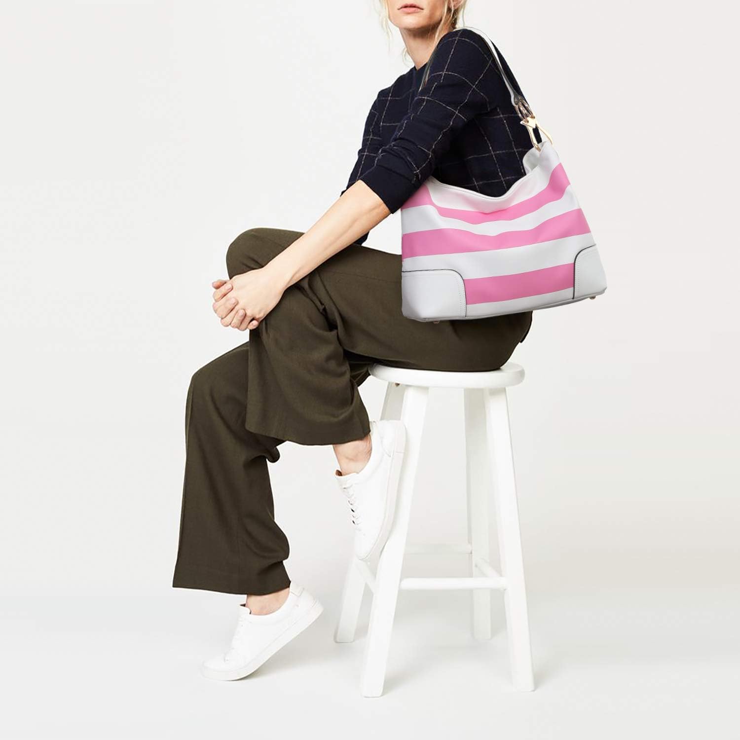 Dasein Hobo Purses for Women Soft PU Leather Handbags Slouchy Hobo Bags Shoulder Bag Top Handle Tote