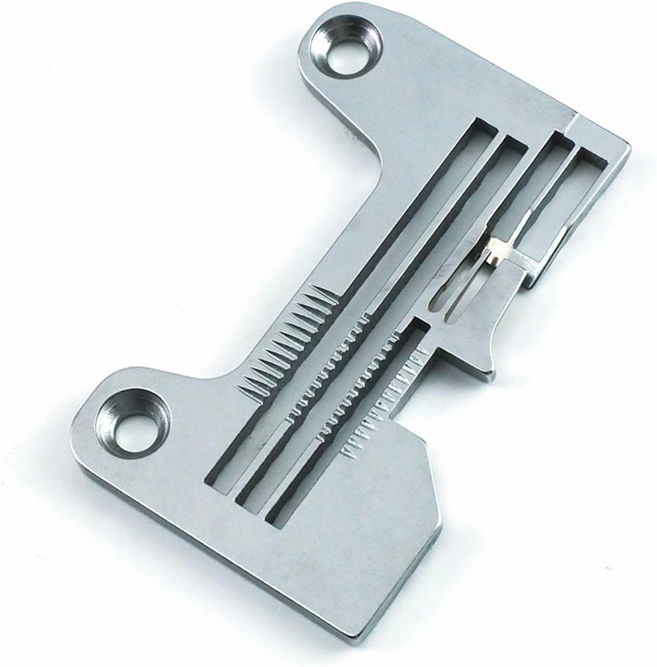 Blooy - E252 Throat Plate Fit Siruba 747L-514M, Pegasus EX5124-03, JUKI MO-6800D Industrial 4-Thread Overlock Sewing Machines Gauge Size 2x4mm