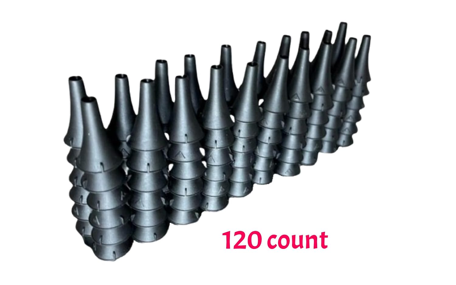 120 Large 5mm Diameter Specula for 4th and 5th Generation Doctor Mom Otoscope Perfect for Adults & Older Children Important- NOT for Dr Mom 3rd Gen and Original otoscopes.