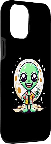 Miniatura 3 de iPhone 12 Pro Max Space Peaceful Alien Case